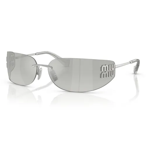 Kính Mát Nữ Miu Miu 0MU A51S 1BC10Y Silver Màu Bạc