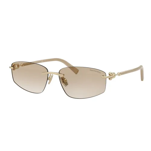 Kính Mát Tiffany & Co. Sunglasses 0TF3114 602111 Màu Xám/Vàng