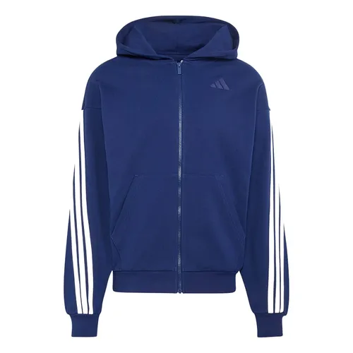Áo Hoodie Nam Adidas Kit 3-Stripes Full Zip KW2392 Màu Xanh Đậm Size S