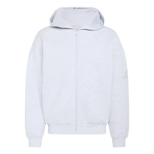 Áo Hoodie Nam Adidas Soft Lux Hoodie Full Zipper KU8001 Màu Xám Nhạt Size XS