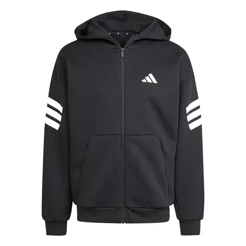 Áo Hoodie Nam Adidas Future Icons 3-Stripes Zip-Up JD4827 Màu Đen Size S