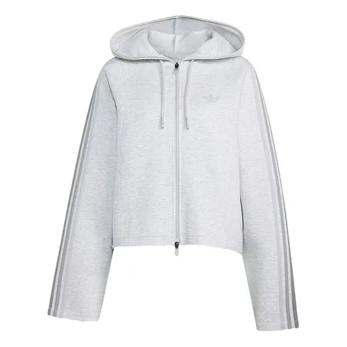 Áo Hoodie Nữ Adidas SST 2.0 Cropped KT4690 Màu Xám Nhạt Size M