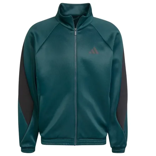 Áo Khoác Nỉ Nam Adidas Stadium Track Top JX5616 Màu Đen Xanh Mòng Két Size M (Form Á)