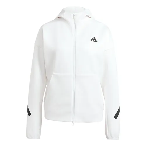 Áo Hoodie Nữ Adidas ZNE One-Way Zip-Up KF6326 Màu Trắng Size XS