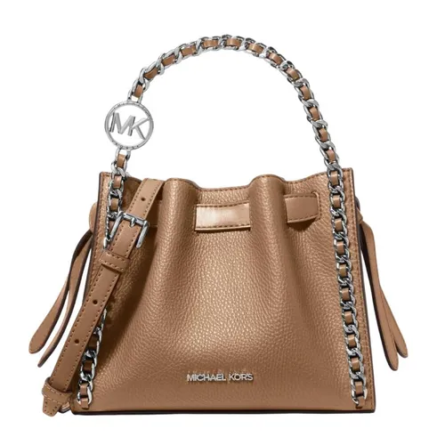 Túi Đeo Chéo Nữ Michael Kors MK Mina Small Chain Convertible Crossbody Bag 35F5S4MC1V Màu Nâu