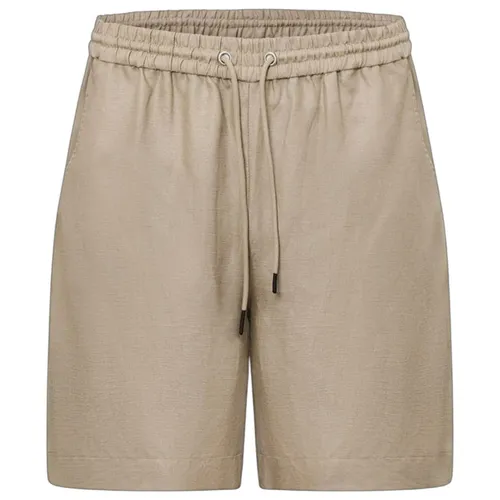 Quần Short Nam F2 Fashion & Freedom Linen SN39-BE-29-0624 Màu Be Size 29
