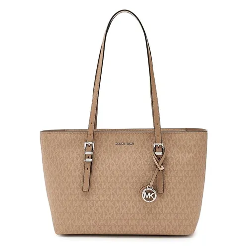 Túi Tote Nữ Michael Kors MK Quinn Large Pebbled Leather Tote Bag 30T5SQNT2V Màu Be