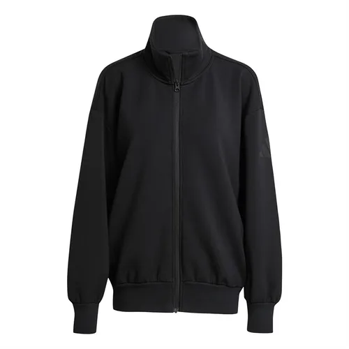 Áo Khoác Nữ Adidas Soft Lux Loose Fit Jacket With Full Body Zipper JM1658 Màu Đen Size S