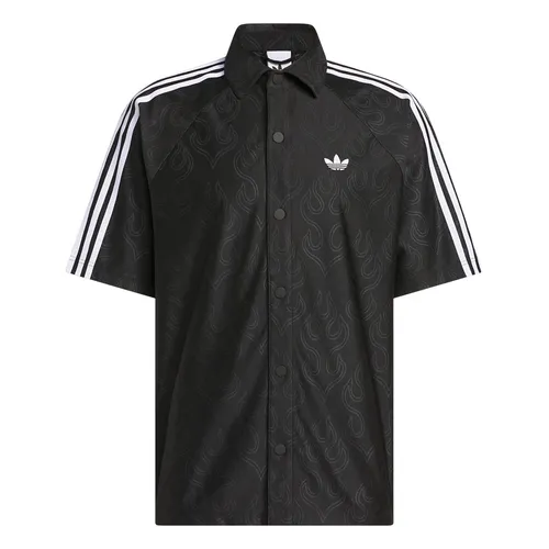 Áo Polo Unisex Adidas Originals Basketball Flame KA9356 Màu Đen Size S