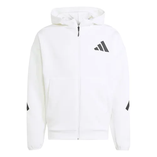 Áo Khoác Nam Adidas Z.N.E. Full-Zip Hooded Track Jacket JF2443 Màu Trắng Size M