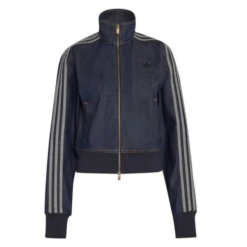 Áo Khoác Nữ Adidas Tracktop Denim Firebird KQ6491 Màu Xanh Denim Size XS