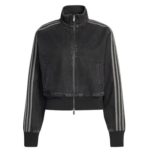 Áo Khoác Nữ Adidas Tracktop Denim Firebird IB6917 Màu Đen Size XS