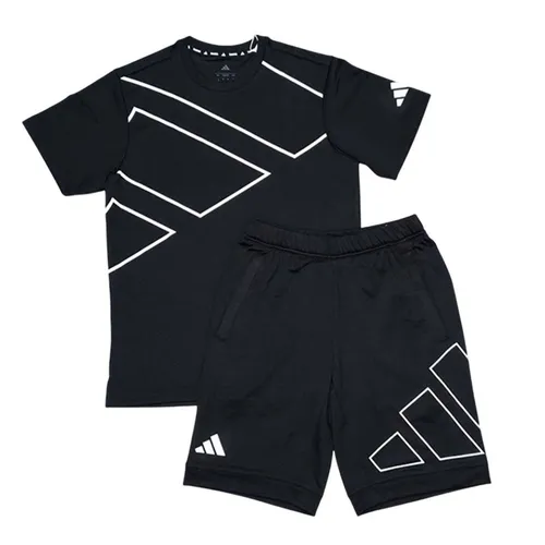Bộ Thể Thao Nam Adidas Tech Essentials Big Logo Graphic KV6953 - KV6958 Màu Đen/Trắng Size M