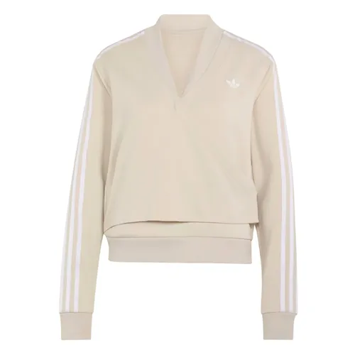 Áo Khoác Nữ Adidas Adiluna Season 2 Wrap-Around SST Track Top LD4964 Màu Be Size XS
