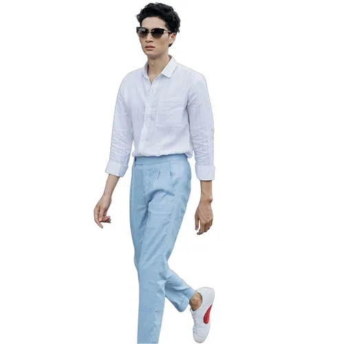 Quần Dài Nam F2 Fashion & Freedom Linen DN13-XM-29-0820 Màu Xanh Mint Size 29