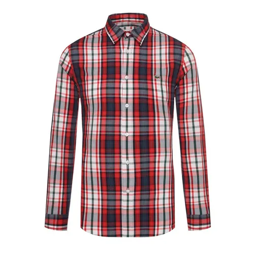 Áo Sơ Mi Dài Tay Nam Lacoste Regular Fit Shirt CH8444 - LYA Phối Màu Size 42