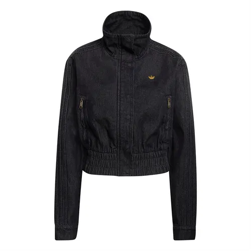 Áo Khoác Nữ Adidas Denim Tracktop KD3918 Màu Đen Size XS