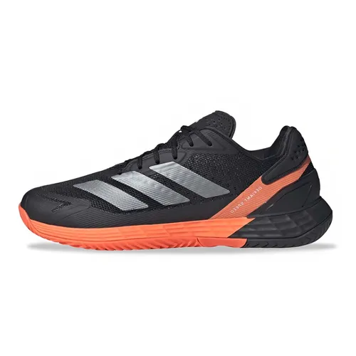 Giày Thể Thao Nam Adidas Tennis Defiant Speed 2 KI5999 Màu Đen/Cam Size 39 1/3