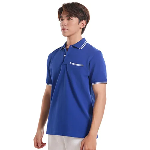 Áo Thun Nam F2 Fashion & Freedom Cotton TC421-XCB-S-0424 Màu Xanh Coban Size S
