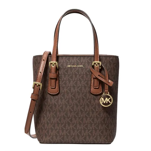 Túi Đeo Vai Nữ Michael Kors MK Extra Small Convertible Voyager Shoulder Bag 35F6GV6C0B Màu Nâu