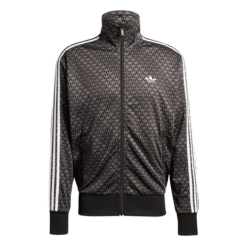 Áo Khoác Nam Adidas Monogram Oversized Track Top Firebird KC9158 Màu Đen Xám Size XS
