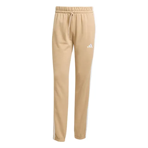 Quần Dài Nữ Adidas Essentials 3-Striped Fishbone Knit Fabric Ribbed Cuff Pants JX7661 Màu Nâu Size XS