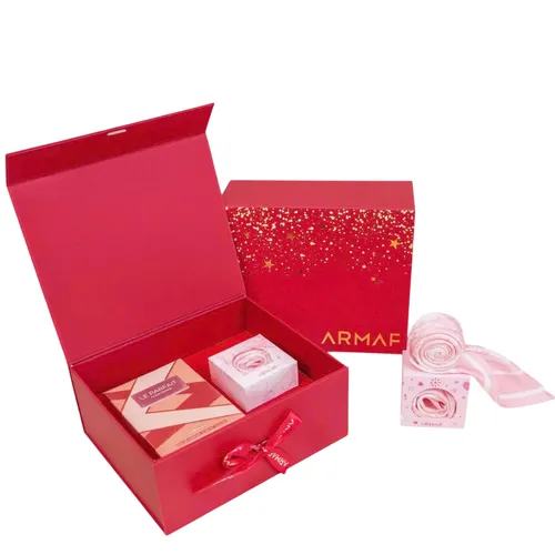 Set Nước Hoa Nữ Armaf Le Parfait Pour Femme EDP 100ml + Khăn Lụa + Hộp quà Armaf