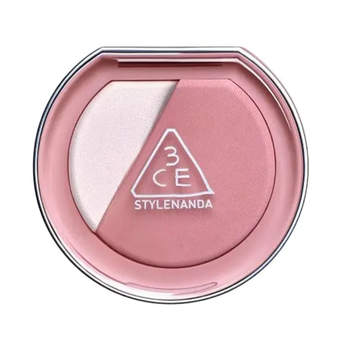 Phấn Má Hồng Và Bắt Sáng 3CE Blushlighter Middy Hype Màu Hồng Đất