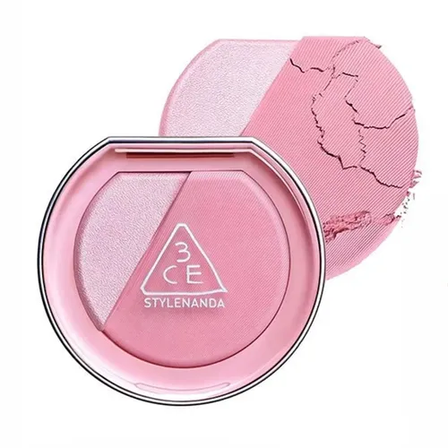 Phấn Má Hồng Kèm Bắt Sáng 3CE Blushlighter Slick Màu Hồng Anh Đào