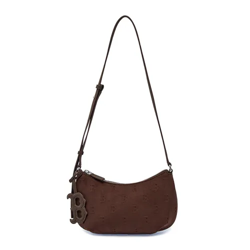 Túi Đeo Vai Nữ MLB Monogram Feminine Charm Mini Crossbody Bag 3ACRMS26N Màu Nâu