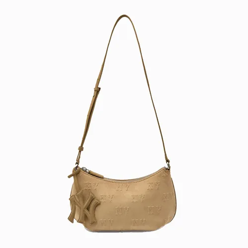 Túi Đeo Vai Nữ MLB Monogram Feminine Charm Mini Crossbody Bag 3ACRMS26N Màu Be