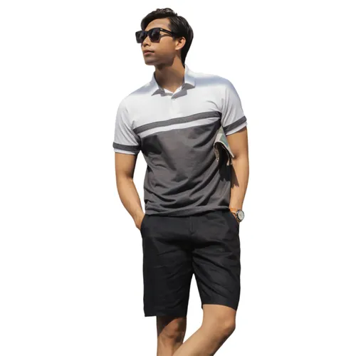 Quần Short Nam F2 Fashion & Freedom Linen SN17-D-30 Màu Đen Size 30