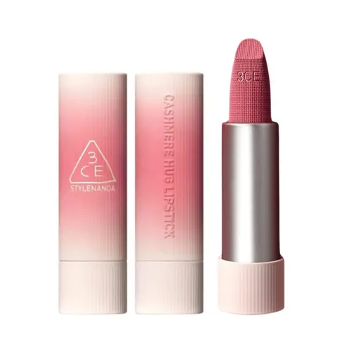 Son Lì 3CE Cashmere Hug Lipstick 02 Pure Blending Màu Hồng Nude 3.5g
