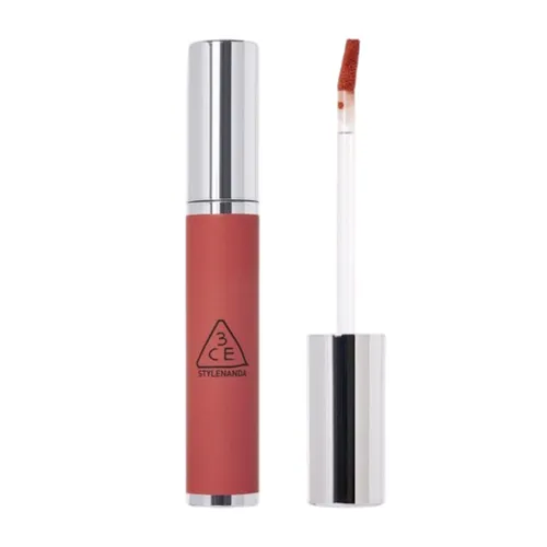 Son Kem Lì 3CE Hazy Lip Clay Common Stranger Màu Cam Đất
