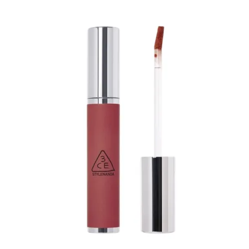 Son Kem Lì 3CE Hazy Lip Clay Hipamine Màu Đỏ Nâu Đất