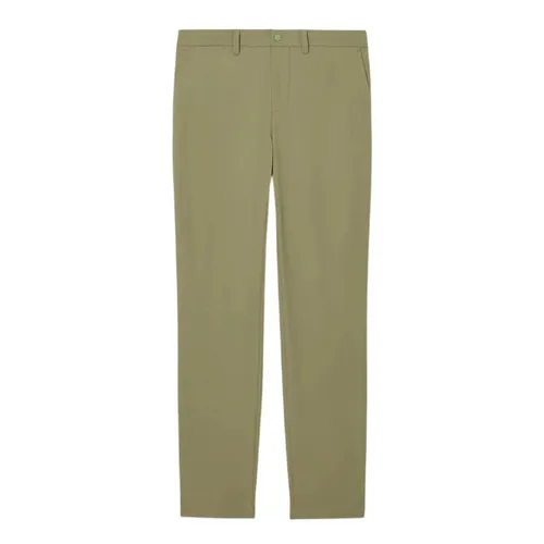 Quần Dài Nam Lacoste Commuter Pants Slim Fit HH1916-BMY Khaki Green Màu Xanh Rêu Size 32