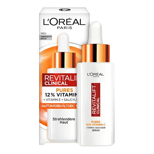 Tinh Chất L'Oréal Paris Revitalift 12% Pure Vitamin C + E Salicylic Acid Serum 30ml