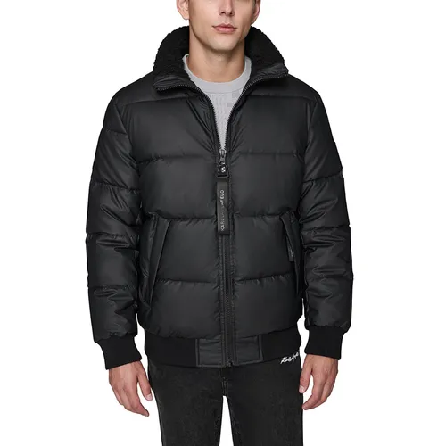 Áo Khoác Nam Karl Lagerfeld Lightweight Puffer Jacket C0394 - BLK Màu Đen Size M