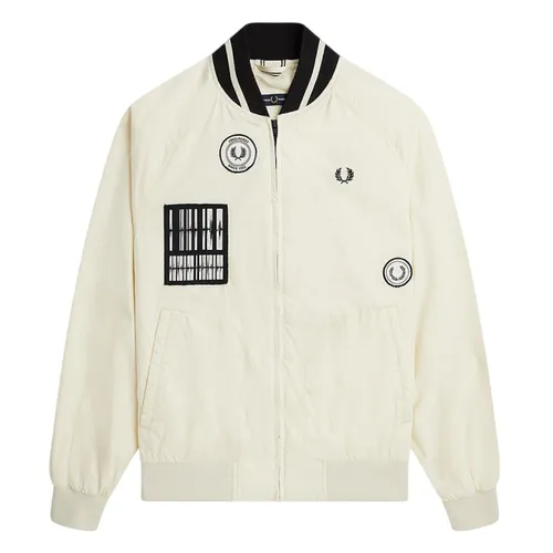 Áo Khoác Nam Fred Perry Bomber Jacket J5530-560 Màu Kem Size L