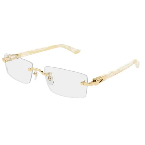 Kính Mắt Cận Nam Cartier CT0581O 003 Màu Gold Ivory