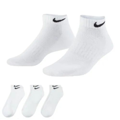 Tất Unisex Nike Everyday Cush Low 3PR 132 SX7670-100 Màu Trắng Size S