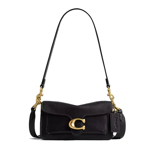 Túi Đeo Vai Nữ Coach Soft Tabby Shoulder Bag 20 Màu Đen
