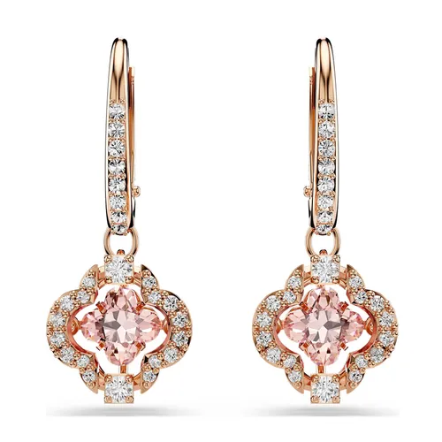 Khuyên Tai Nữ Swarovski Una Drop Earrings 5516477 Màu Vàng Hồng