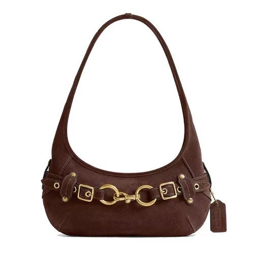 Túi Đeo Vai Nữ Coach Belted Ergo Shoulder Bag 26 CEN81 Màu Nâu Trầm