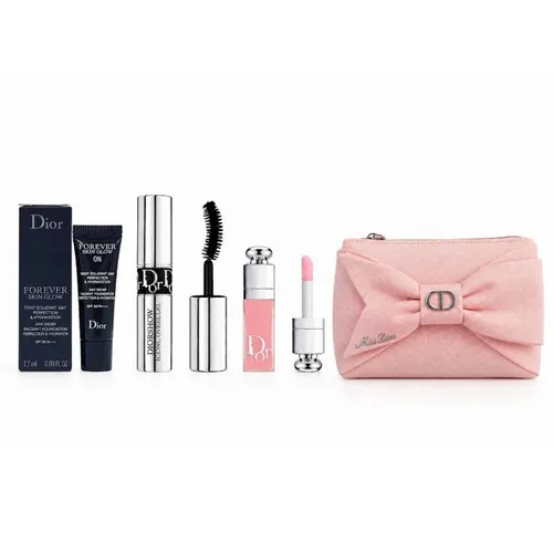 Set Trang Điểm Dior Forever 0N + DiorShow Iconic Overcurl + Dior Addict Lip Maximizer + Kèm Túi