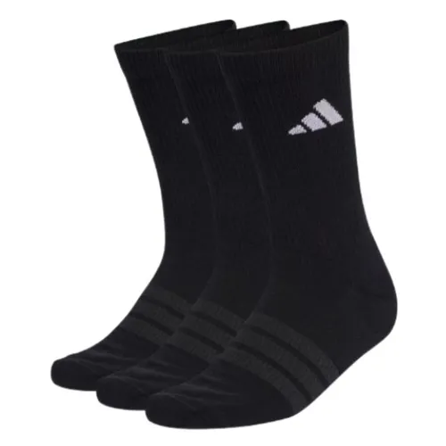 Set 3 Đôi Tất Unisex Adidas Mid-Neck Padded Sportswear KC9626 Màu Đen Size M