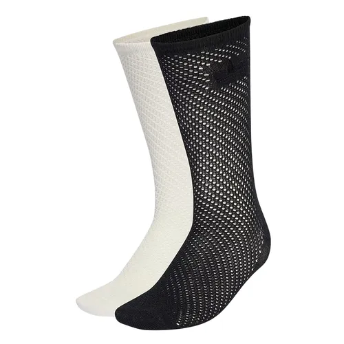 Set 2 Đôi Tất Nữ Adidas Crochet Crew Socks KD8398 Màu Đen/Trắng Size XS