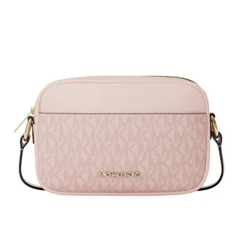 Túi Đeo Chéo Nữ Michael Kors MK Small Signature Logo Camera Crossbody Bag 35R6GTVC1V Màu Hồng
