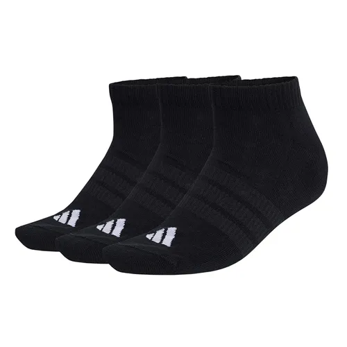 Set 3 Đôi Tất Adidas Essentials Low-Cut Cushioned Socks KD6720 Màu Đen Size S