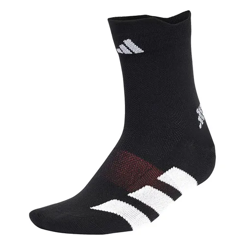 Tất Cao Cổ Unisex Adidas AdizeroMid Ankle Socks KR8958 Màu Đen Họa Tiết Size S